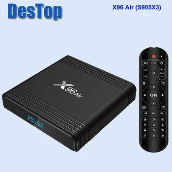 

20pcs X96 Air Android 9.0 Smart TV BOX Amlogic S905X3 4GB32GB64GB 2GB16GB Dual Wifi Bluetooth 4.0 YouTube 1080P 8K Set Top Box