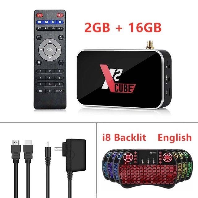 X2 Cube i8 Backlit Android 9,0 Ugoos X2 куб Смарт ТВ контейнер под элемент питания 2 Гб оперативной памяти, 16 Гб встроенной памяти, процессор Amlogic S05X2 Ugoos X2 Pro 4 Гб оперативной памяти, 32 Гб встроенной памяти, пустая белая коробка 2,4G 5G, Wi-Fi, Ugoos Media Player - Цвет: X2 Cube i8 Backlit
