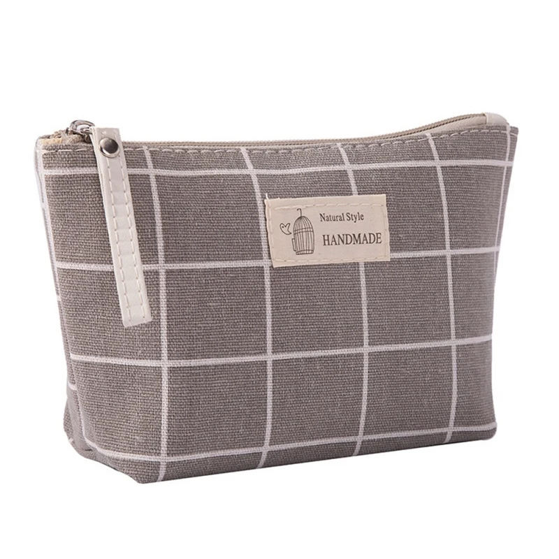  Multifunctional Cosmetic Bags Durable Fabric Zipper Purse Cartoon Pattern Cosmetic Storage Bag Chan
