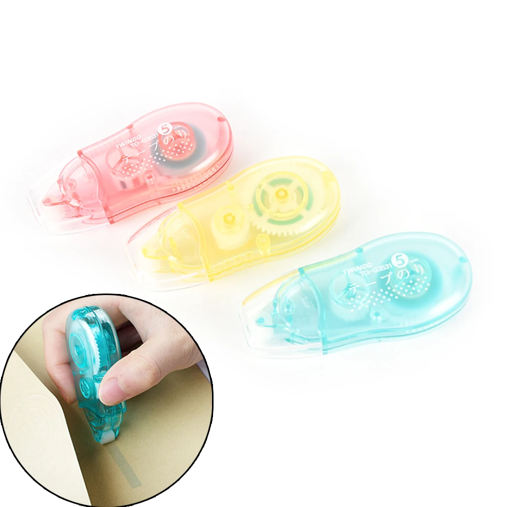 

1pcs Mini Double Sided Adhesive Roller Tape Correction Tape For DIY Permanent Adhesive Applicator Stationery Gifts