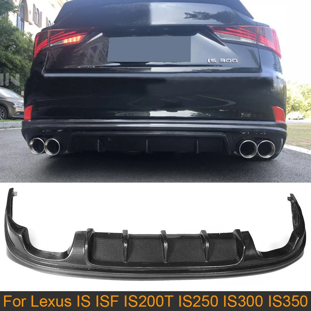 Диффузор для заднего бампера из углеродного волокна спойлер Lexus IS ISF Sedan 4 Door IS200T