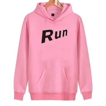 

Harajuku Cute Hoodie RUN Kid's Cool Hoodies Sweatshirt women/men Casual Hip hop Sweatshirts Run Children Hoodie