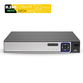 

ONVIF Security System 3G 4G WIFI Metal Case 1HDD 32CH Support Face Detection IP Camera NVR HDMI VGA 4K 5M NVR CCTV NVR