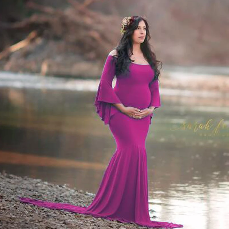 Край лотоса платья для беременных с v-образным вырезом для фотосессии, платья для беременных, летнее платье для беременных, реквизит для фотосессии, белое кружевное платье для беременных, фотосессия для фотосессии - Цвет: as picture