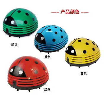 

Desktop cleaner Portable Mini Vacuum Cleaner Cute Ladybug Stawberry Cartoon Desktop Keyboard Vacuum Desk Dust Cleaner