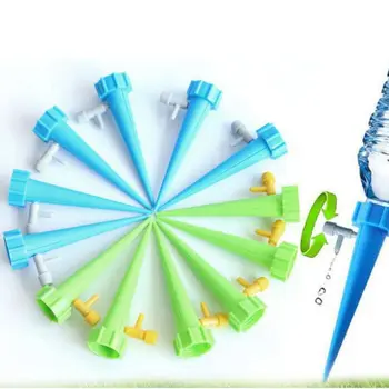 

Automatic Watering Device Garden Watering Tool Irrigation System Adjustable Water Flowing Dripper With Switch Control