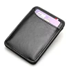 Ultra Thin Men's  PU Leather Mini Small Magic Wallet Money Cash Card Holder Purse  Money Case for Men Women Business Slim 2023 2