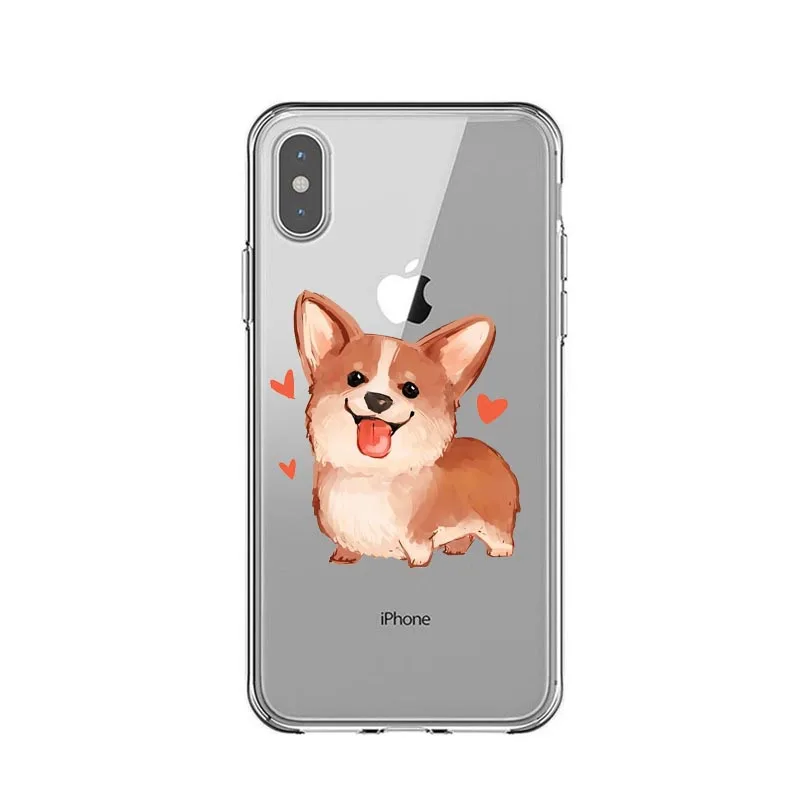 TPU Супер милые силиконовые чехлы для iphone 11 Pro Max Xs 6 6S 7 8 plus X XR XS MAX - Цвет: TPU