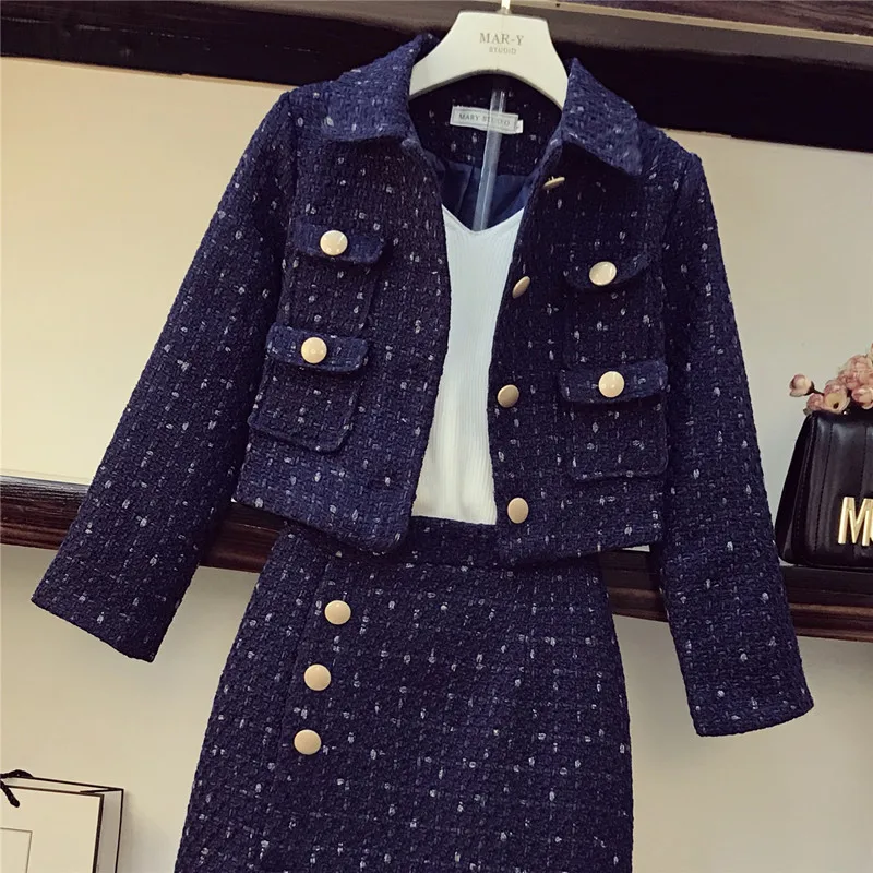 ladies navy blue short jackets