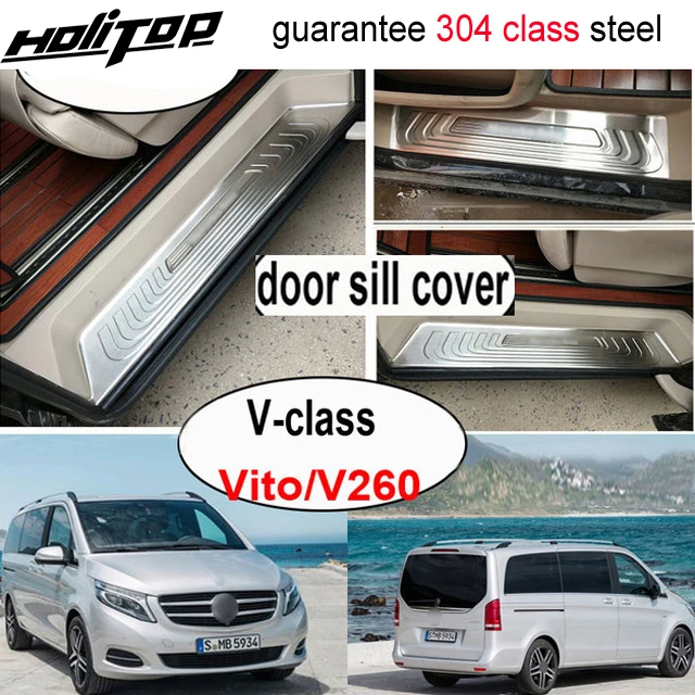 Защита порога для дверного и заднего бампера V260 VITO V class W447 нержавеющая сталь 304