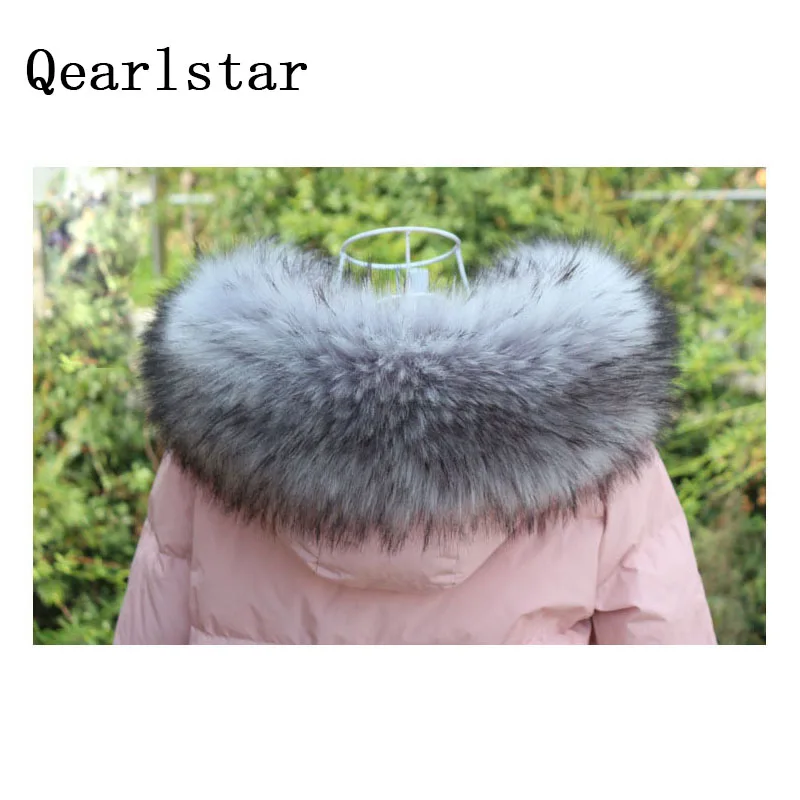 Qearlstar зимний воротник из искусственного меха для женщин мужчин детей Детский