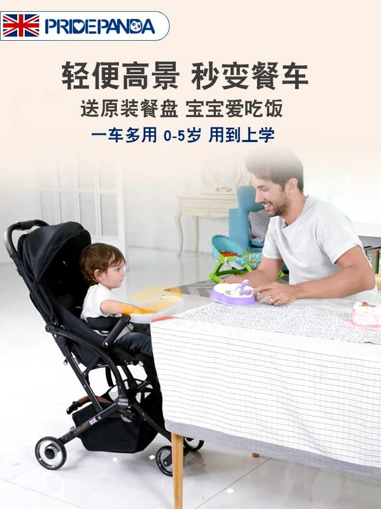  Pridepanda Twin Baby Stroller Foldable And Detachable Two-fetus Baby Stroller