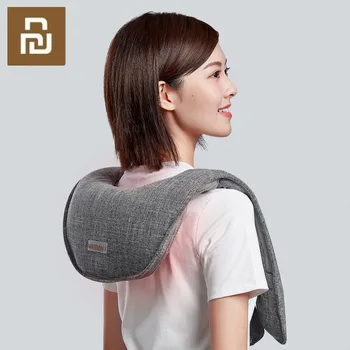 

Youpin Wrap-around Massage Shawl Warm and Hot Compress Fit Back Design 15 Minutes Intelligent Timing
