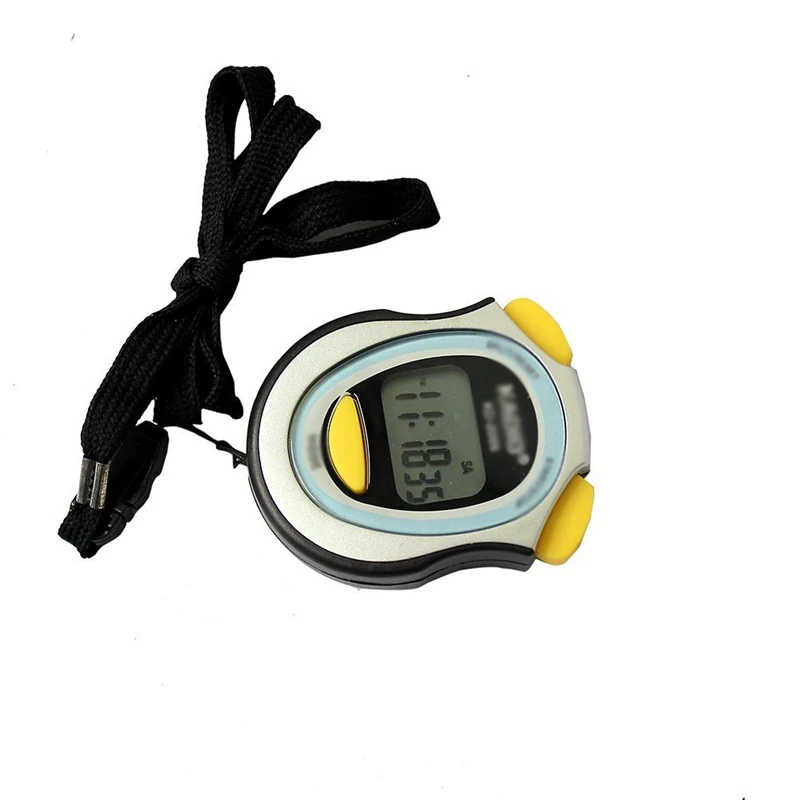 

Digital Running Timer Chronograph Stopwatch Counter with Strap Pop