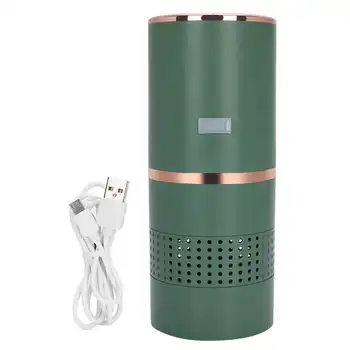 

USB Car Air Purifier Mini Desktop Odor Removal Home Aroma Diffuser with Light Green