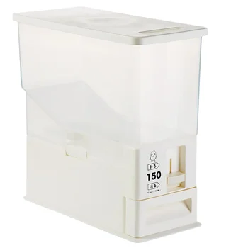 

5kg Rice Bucket Automatic Metering Rice Container Sealed Storage Box Insect-proof Sealed Grain Storage Bin for Kitchen Restauran