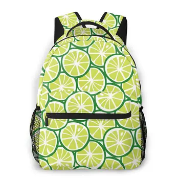

OLN Women Backpack with Multiple Using Women Backpacks Green Lime Citrus Tropical Summer Female School Bag Girls Travel Bag