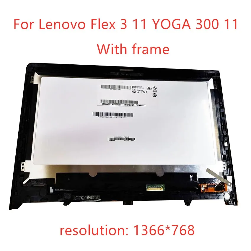 11 6 дюймов для Lenovo Flex 3 3-11 YOGA 300 Yoga 300-11 светодиодный сенсорный ЖК-экран дигитайзер в