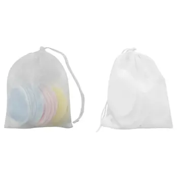 

Reusable Bamboo Makeup Remover Pads Washable Organic Cotton Rounds Microfiber