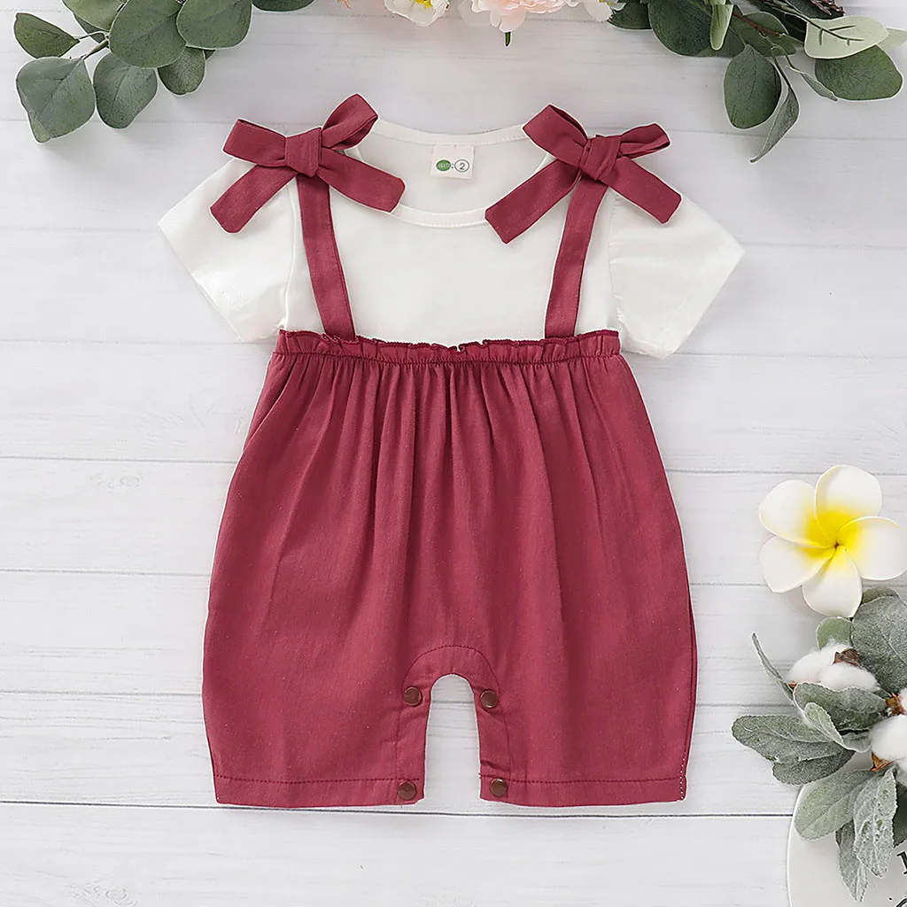 

baby girl clothes baby romper baby girl romper winter pudcoco halloween costume jumpsuit onesie kombi Ruffles Patchwork 0-24m Z4