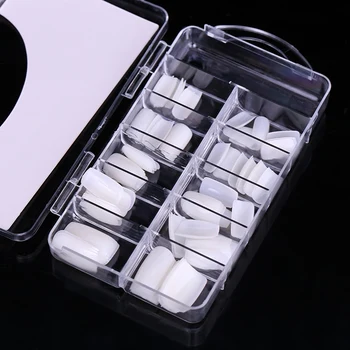 

New Manicure Nail Tips For Practice 100PCS Nail Art Equipment Hand Flexible Fake Human Fingers Personal Nail Trainer MKXJ