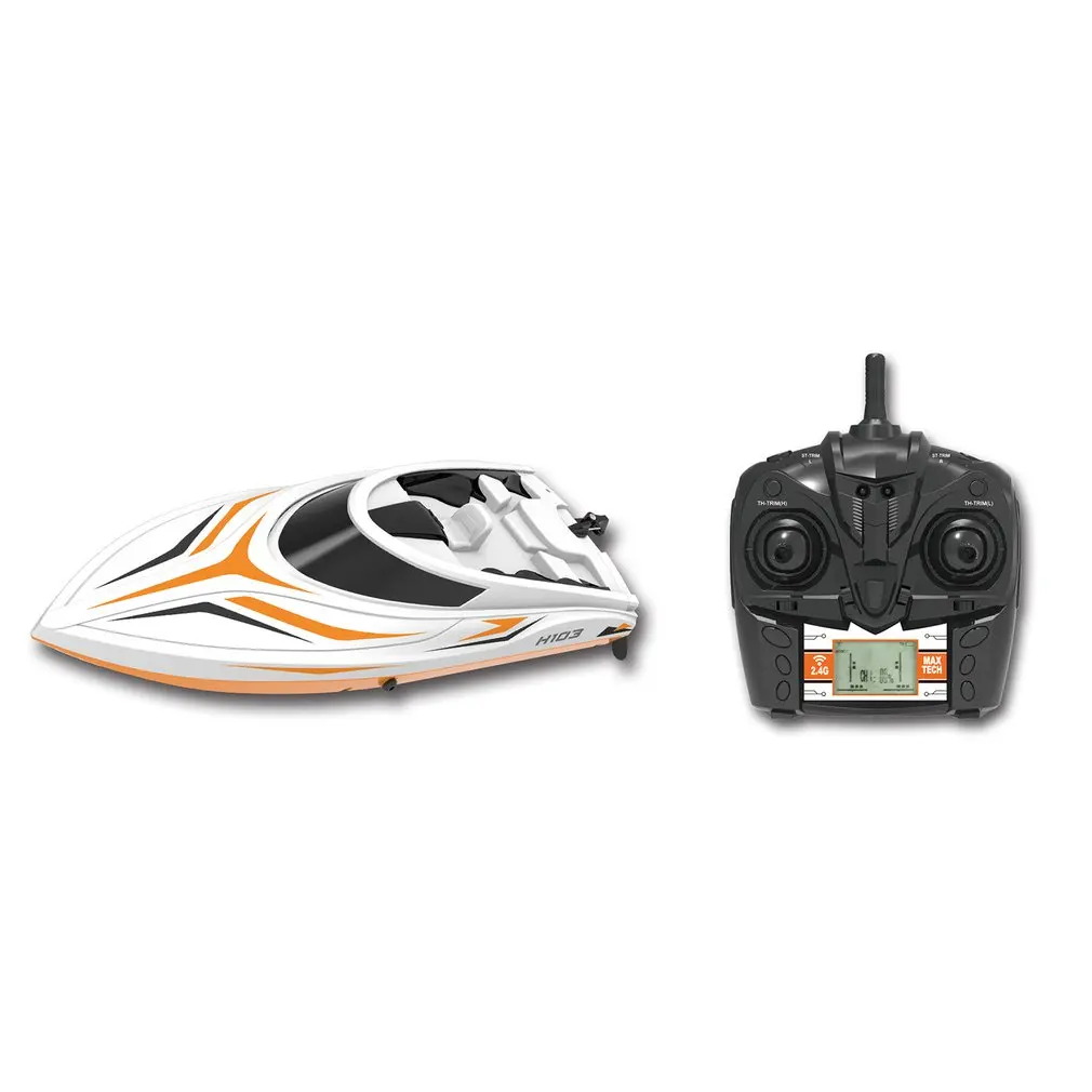 Skytech H105 скоростная лодка 2,4 ГГц 4CH RC пульт дистанционного управления высокоскоростная гоночная лодка с ЖК-дисплеем игрушки подарок для детей