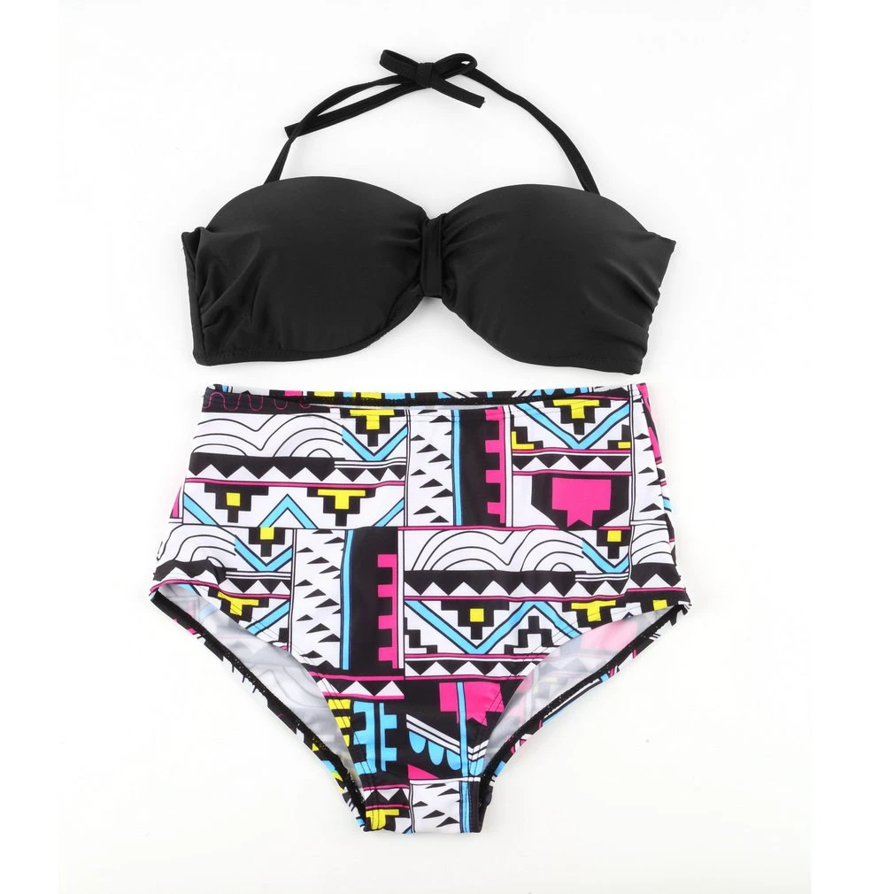 goth high waisted bikini