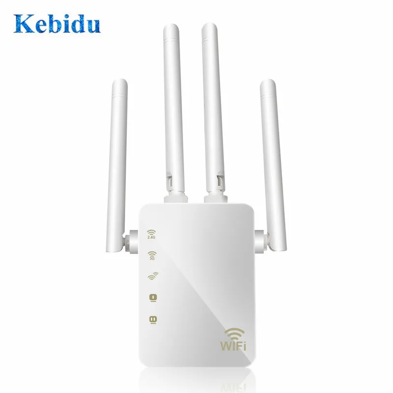 Усилитель сигнала KEBIDU 2 4/5 ГГц двухдиапазонный ретранслятор 1200 Мбит/с