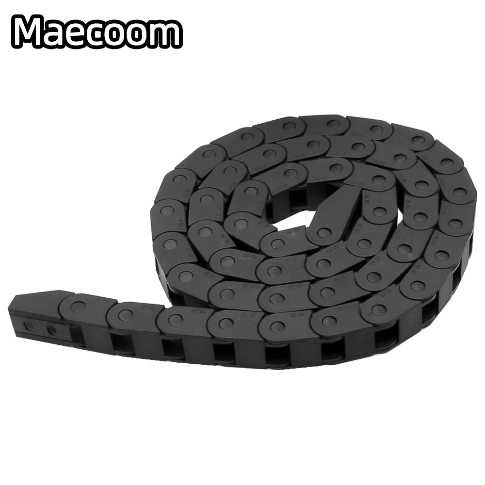 케이블 체인 7x7 10x10 10x15mm L1000mm 케이블 드래그 체인 와이어 캐리어, CNC 라우터 기계용 엔드 커넥터 포함 3D 프린터 부품