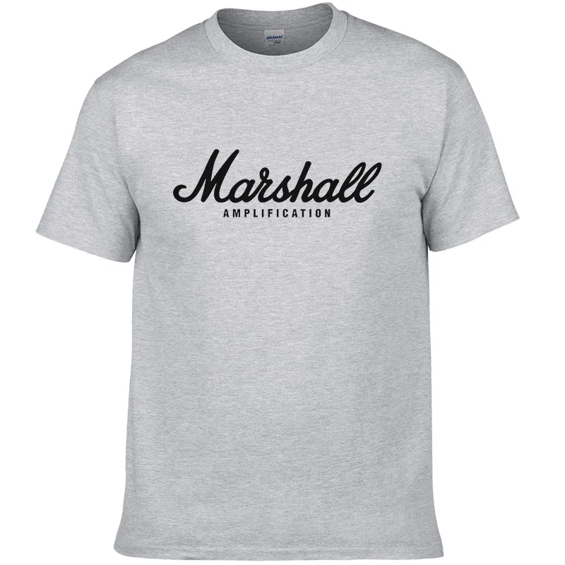 La venta caliente del verano algodón Marshall camiseta de los hombres уличная одежда manga corta camiseta de хип-хоп para los