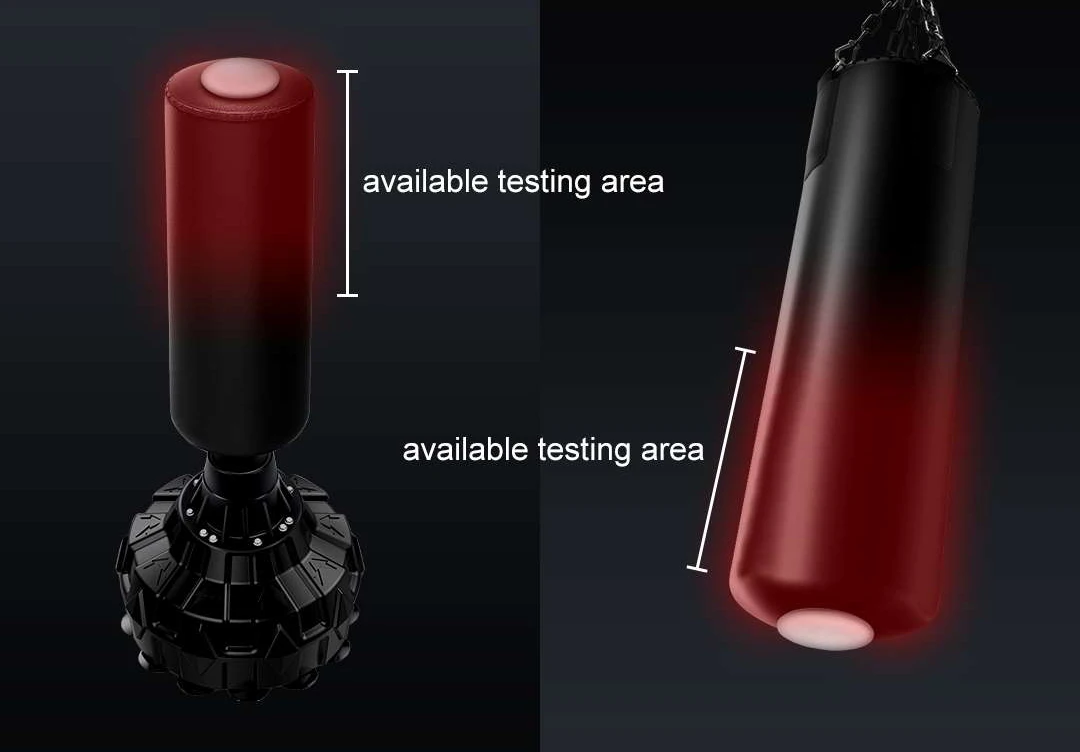 [queling] smart force tracker punching bag power meter speed test