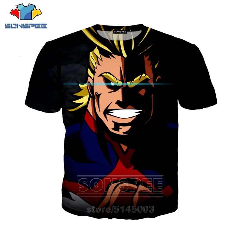12 My Hero Academy футболка для мужчин женщин Аниме Толстовка 3D принт Bakugou кацуки все могли короткий рукав хип хоп Топ пуловер C001-04 - Цвет: 12