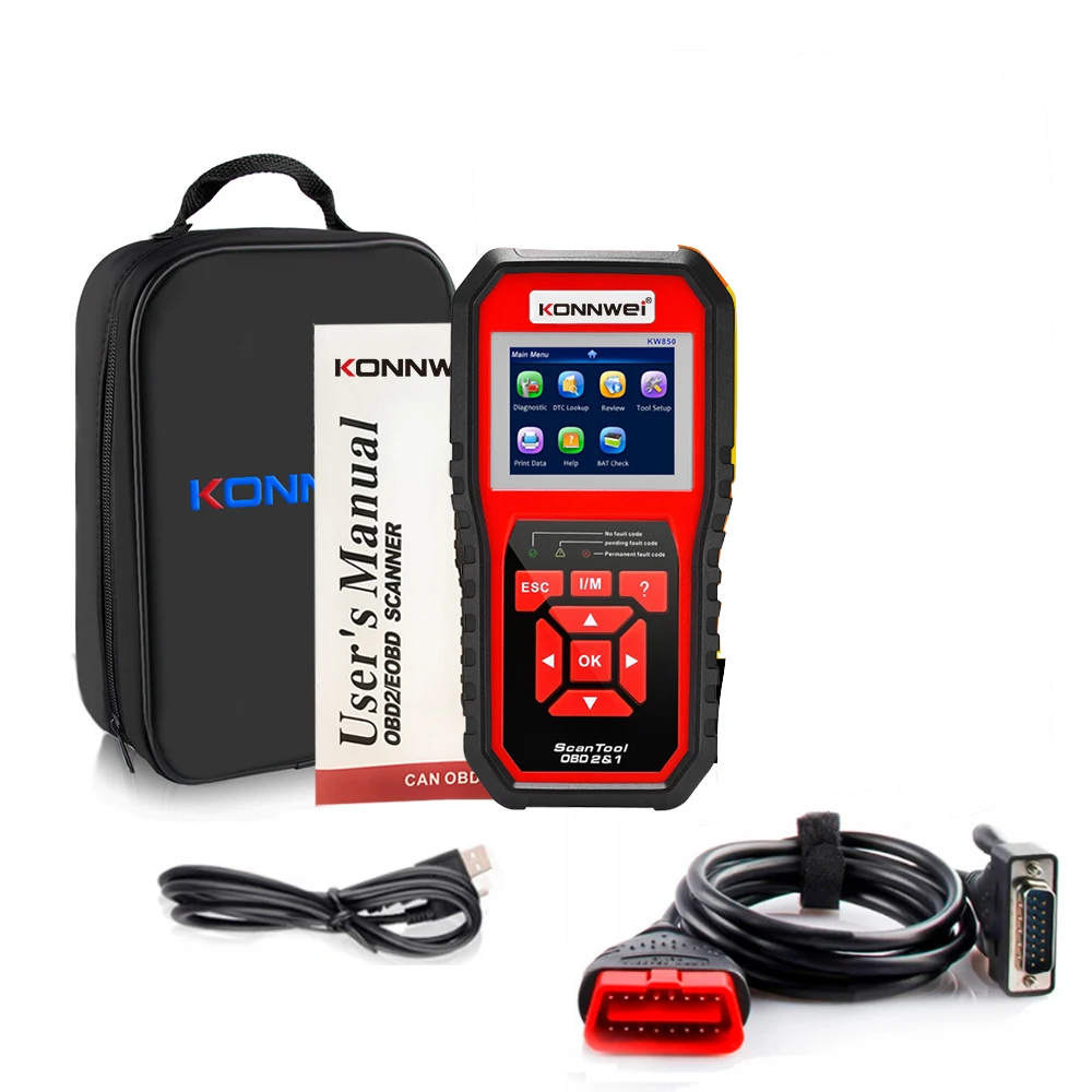 KONNWEI KW850 Auto Scanner Diagnostic OBDII OBD2 EOBD Lecteur Code Scanner NEW Z