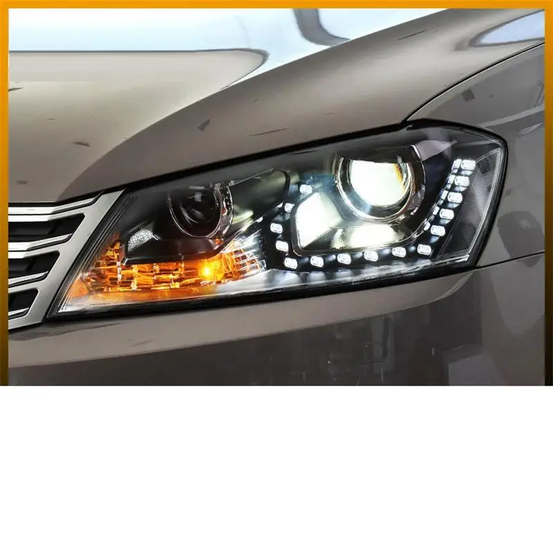 Автомобильные аксессуары Drl Neblineros Para Автомобильные фары светодиодные фары в сборе 12 13 14 15 для Volkswagen Magotan