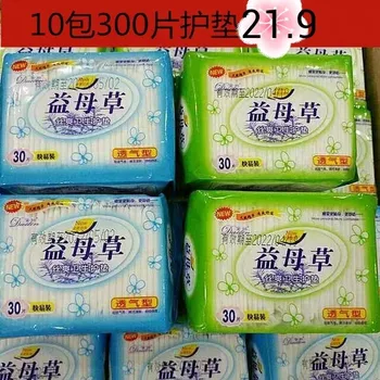 

Dailin Protective Pad Motherwort 30 Pieces Silky Breathable Anti-Allergy 10 Pack