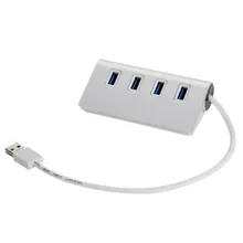 Высокое качество эффективная практичная хорошая совместимость usb-концентраторы из алюминиевого сплава четыре порта Премиум USB2.0 HubN