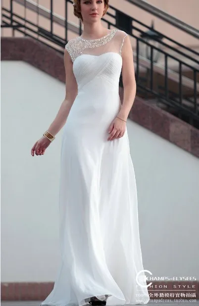 Новая мода, vestidos de festa, Повседневное платье, белые длинные элегантные вечерние кружевные вечерние платья для невесты