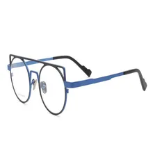 Унисекс Мода ретро чистый титан полный обод круглая оправа линза для рецептов оптические очки Анти-усталость очки для чтения