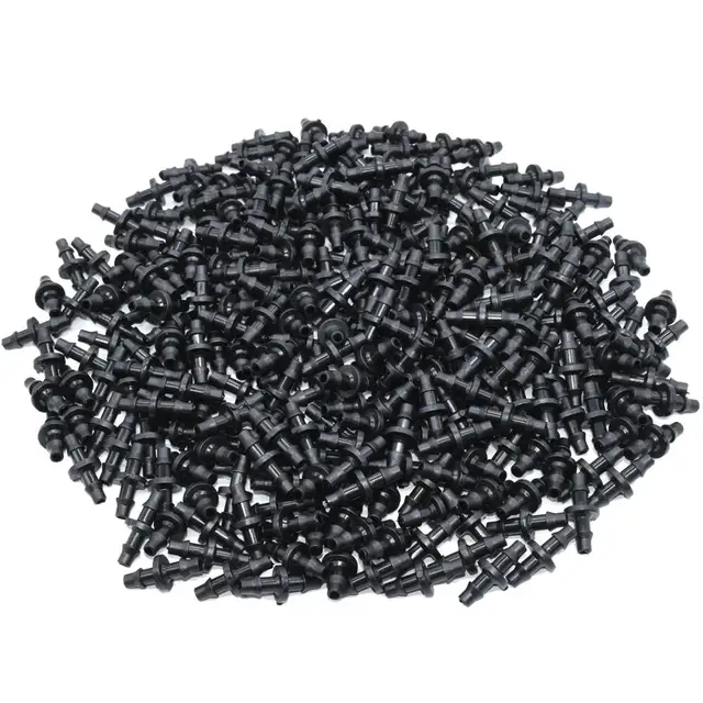 Sprycle 50 Pc 4/7 Mm -Es Műanyag Tengelykapcsolók Dupla Szöges Csatlakozó 1/4 "-Es Csövek Tömlő Javító Póló Csepegtető Kerti Üvegház - Image 3