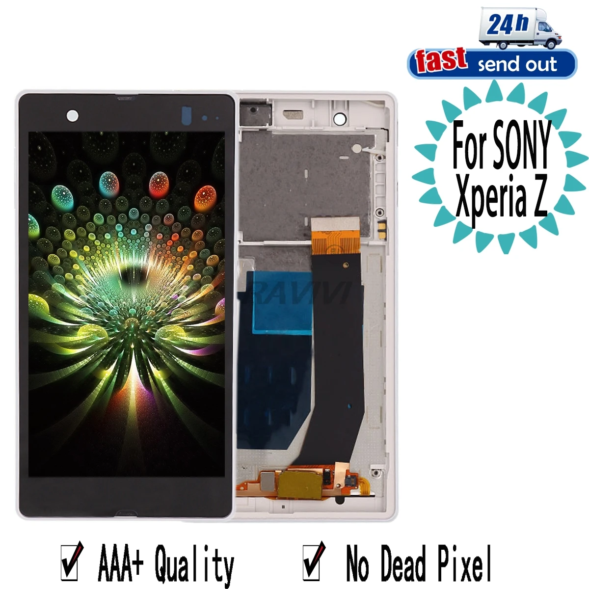 ЖК-дисплей Z для SONY Xperia L36H C6603 C6602 сенсорный экран дигитайзер в сборе Замена |