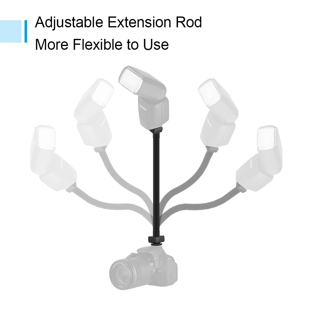 Гибкий i-ttl Горячий башмак расширение полка стержень вспышка светильник Speedlite кронштейн для Nikon DSLR камер