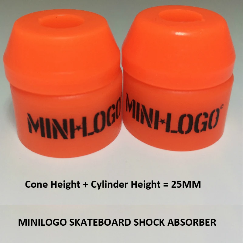 Original Minilogo Skateboard Shock Absorber 94A Rebound Polyurethane Pad Skate Board Accessories Skating Deck Truck Steering Pad