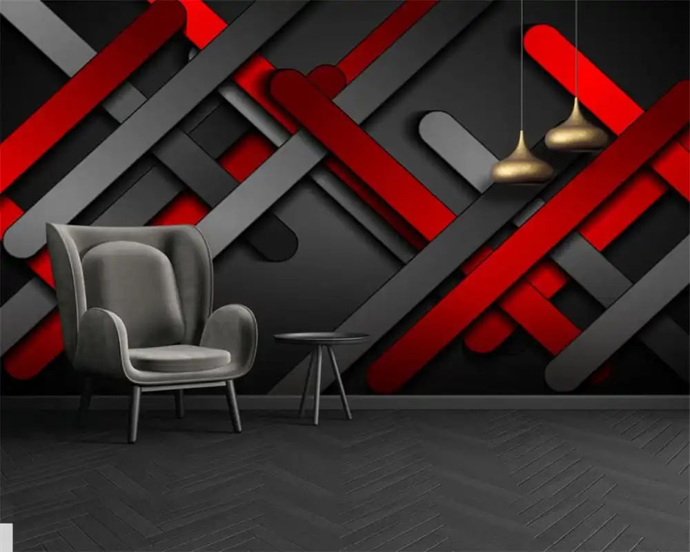 Beibehang Custom Modern Minimalist Abstract Geometric Three Dimensional Line Bedroom Background Wallpaper Wall Papers Home Decor Papier Peint Tv Backgroundsimple Wallpapers Aliexpress Daily additions of new, awesome, hd abstract wallpapers for desktop and phones. beibehang custom modern minimalist abstract geometric three dimensional line bedroom background wallpaper wall papers home decor