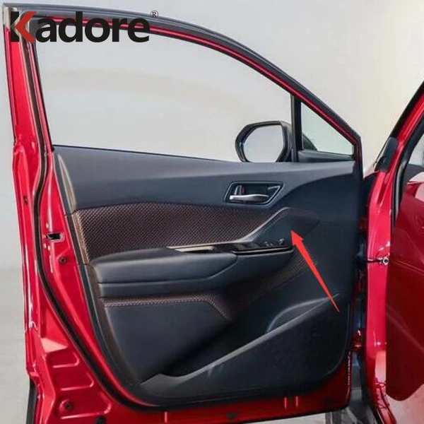 Для Toyota C HR CHR 2016 2018 2019 декоративная крышка для внутренней двери автомобиля