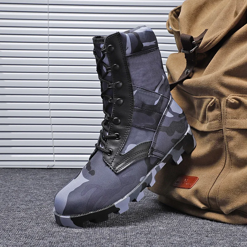 Botas Invierno Hombre Campo Práctica Combate Deporte Militar Zapatos  Senderismo