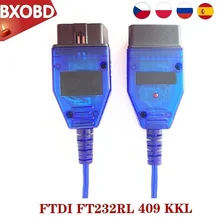 ККЛ VAG COM 409,1 FTDI FT232RL COM VAG KKL 409 VAG KKL VAG кабеля COM Кабель 409 VAG-COM VAG Диагностический VAG сканер