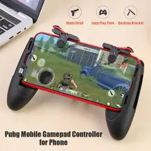 ¡Oferta! 5 en 1 Gamepad de teléfono móvil para PUBG botón disparador móvil L1R1 tirador controlador Joystick Botón de apuntar para disparar juego