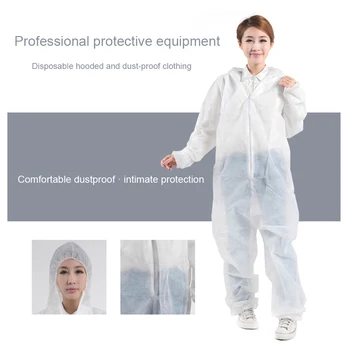 

Disposable Protection Clothing Shoe Cover Waterproof Oil-Resistant Dust-proof Universal Work Safety Clothing Isolation Clothes