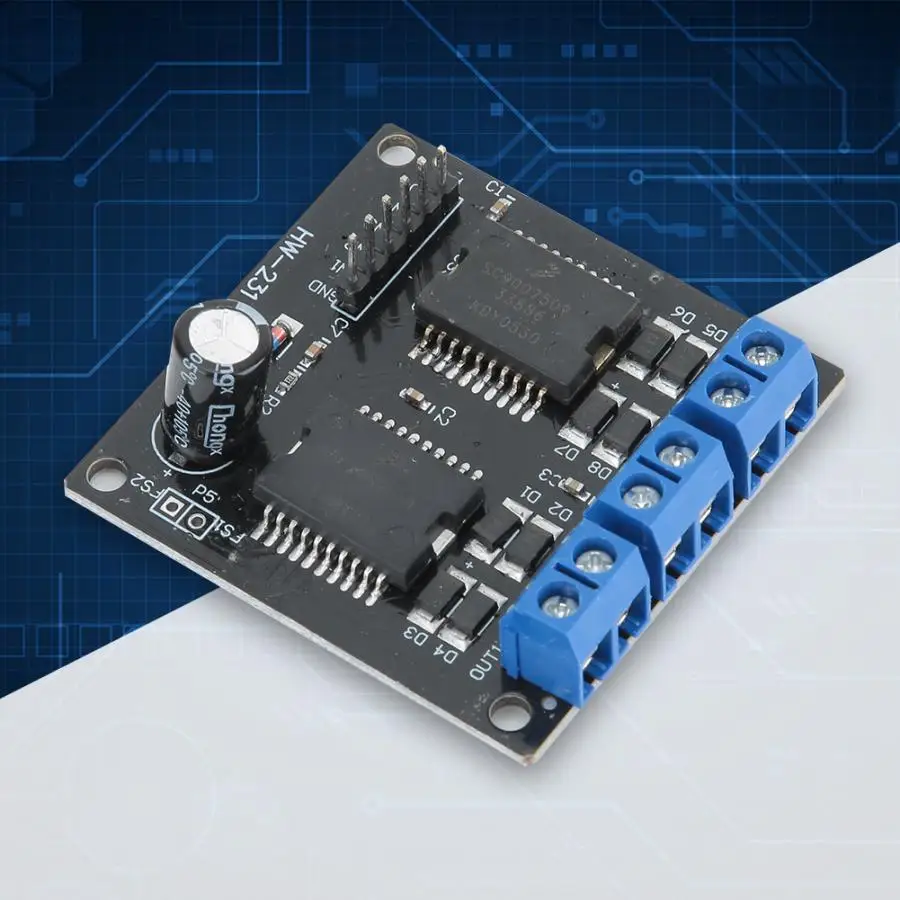 Контроллер Moudle MC33886 модуль драйвера двигателя 4 выход для робота умный автомобильный аудио контроллер