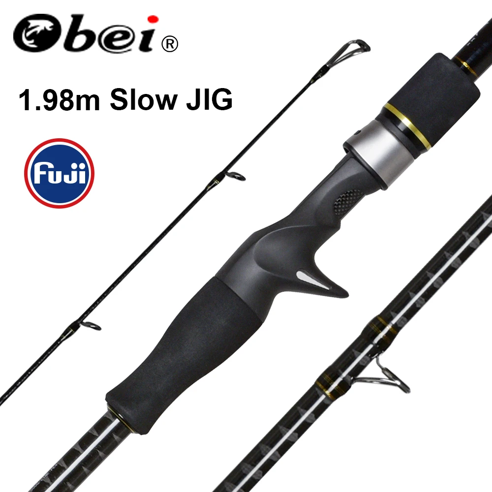Obei MASTER Sea Boat Slow Jigging Fishing Rod bait100-500G Travel Casting FUJI Lure 30-80IB | Спорт и развлечения